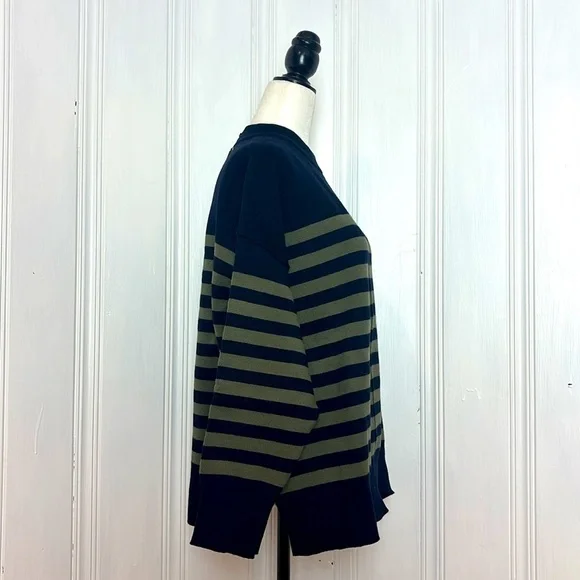 NWT ZARA Striped Boxy Sweater – Chic & Casual Comfort - Picture 2 of 7